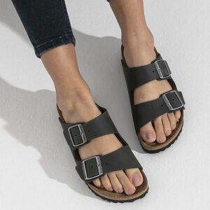 Birkenstock Arizona Soft Footbed Black Oiled Leather 38 / 7-7.5